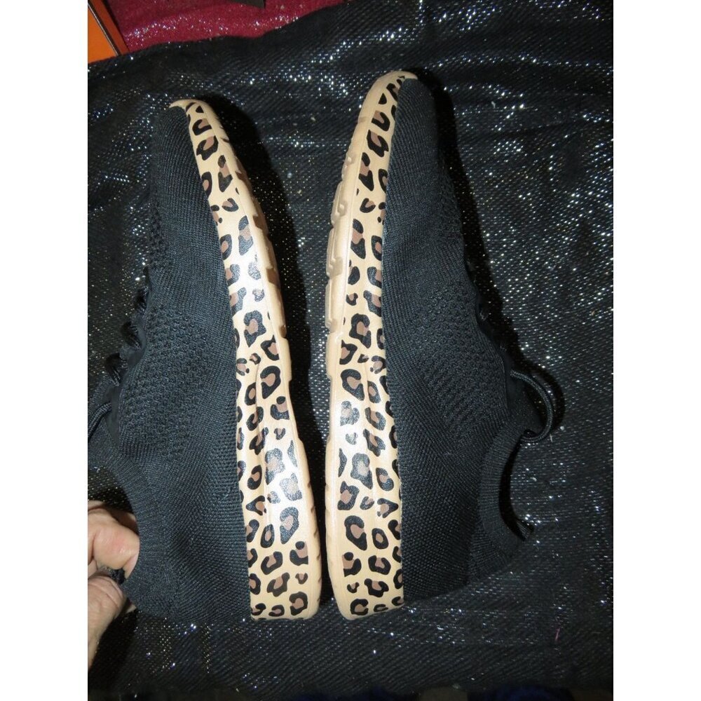 CUCCOO Easi Leopard Print breathable mesh low top running sneakers sz 39 or US 9 - Picture 5 of 8